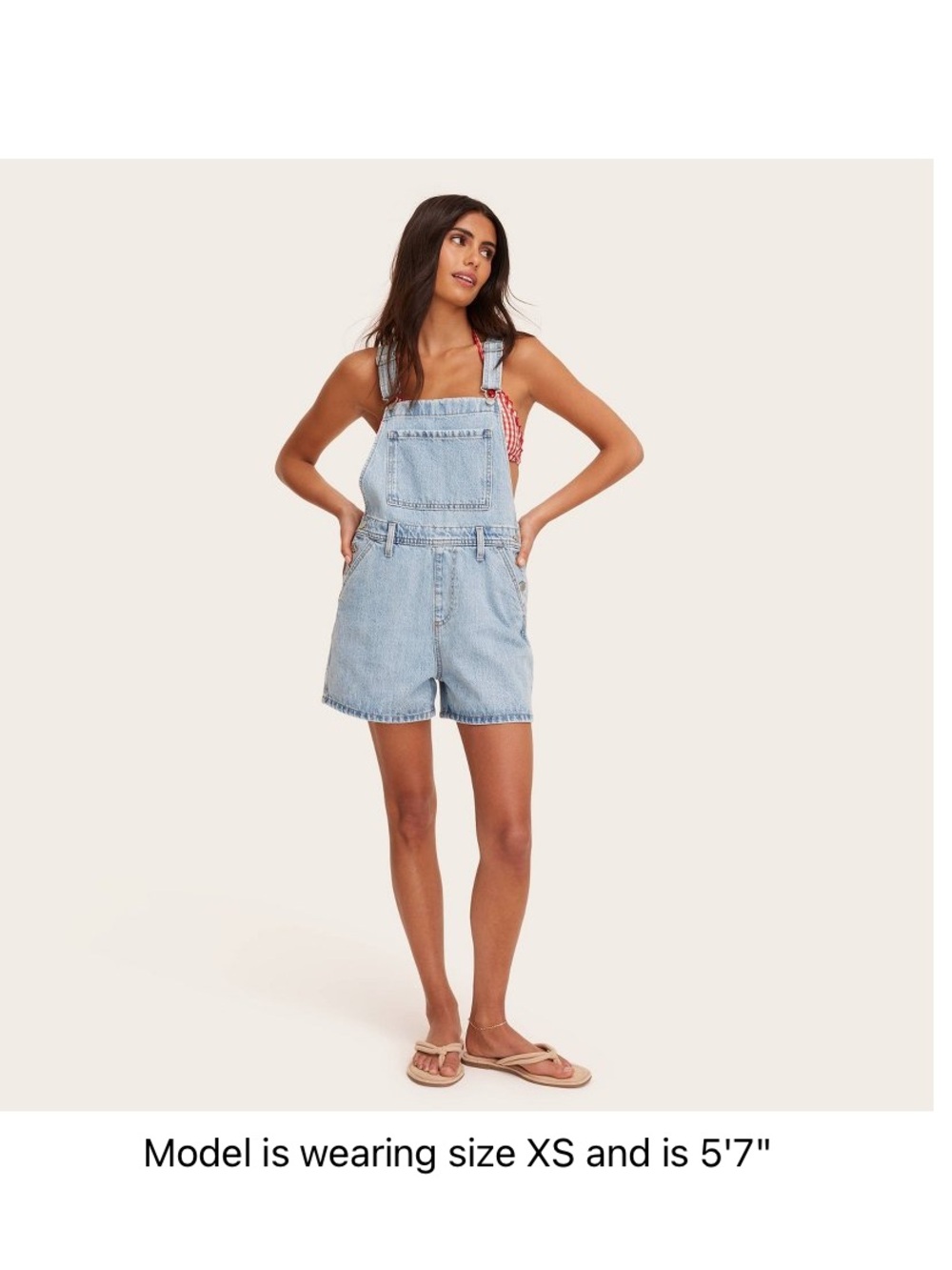 PARKE X TARGET LARGE Light Blue Denim Short Overalls - Women's Jeans size S/M